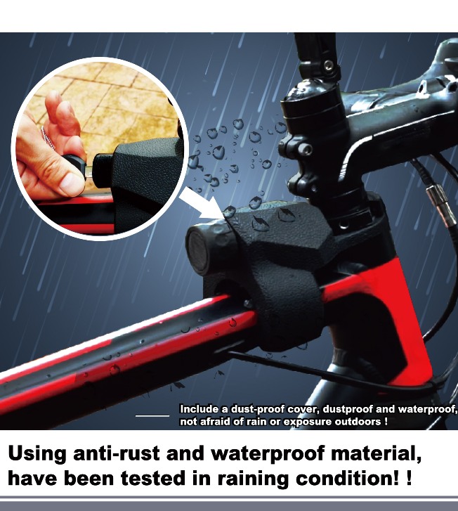 Using anti-rust and waterproof material