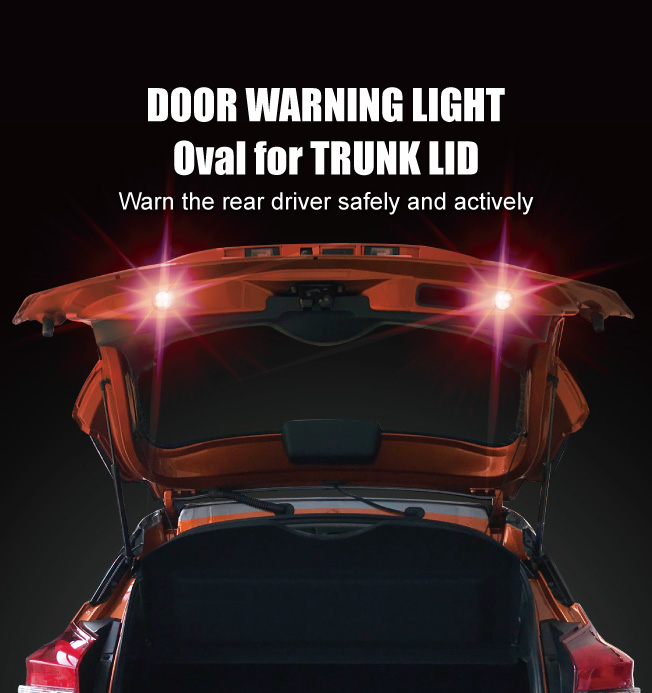Warn the rear driver safely and actively